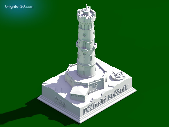 3D data Rozhledna Děčínský Sněžník 1:500