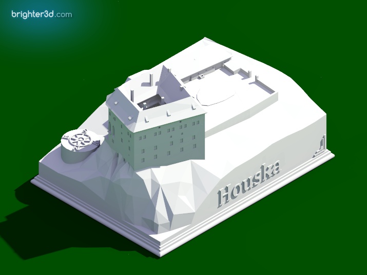 3D data Hrad Houska 1:1000