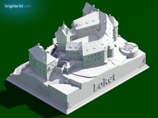 3D data Hrad Loket 1:1000